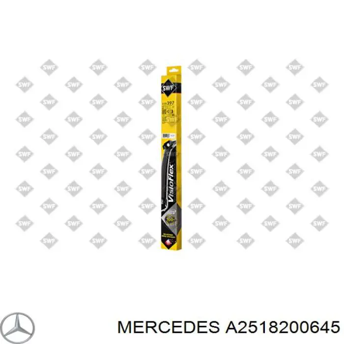 A2518200645 Mercedes щітка-двірник лобового скла, пасажирська