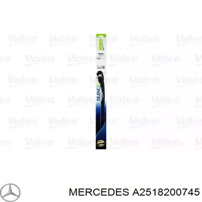 A2518200745 Mercedes щітка-двірник лобового скла, водійська