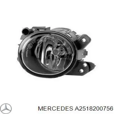 Туманка ліва Mercedes A2518200756 ціна, від 25.40 USD