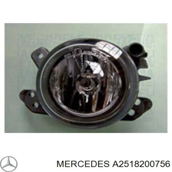 Купити A2518200756 Mercedes Фара протитуманна, ліва