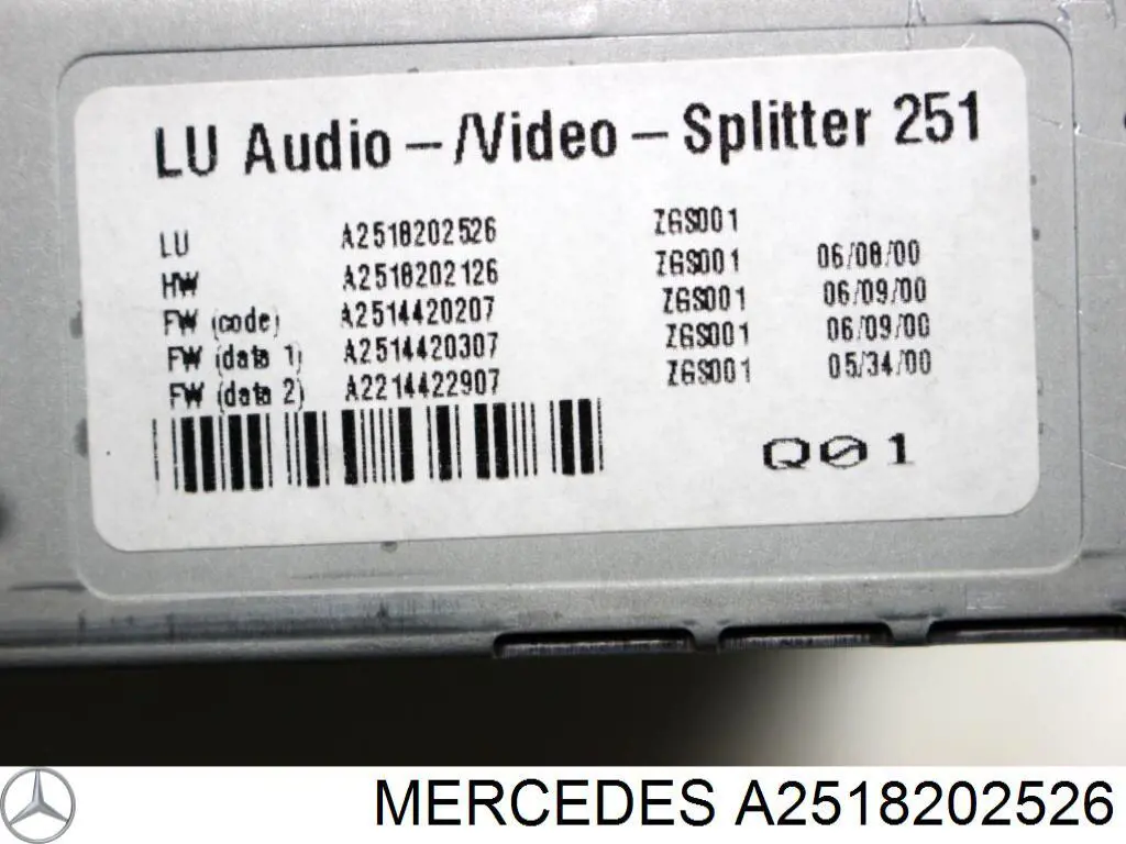 A2518202526 Mercedes 