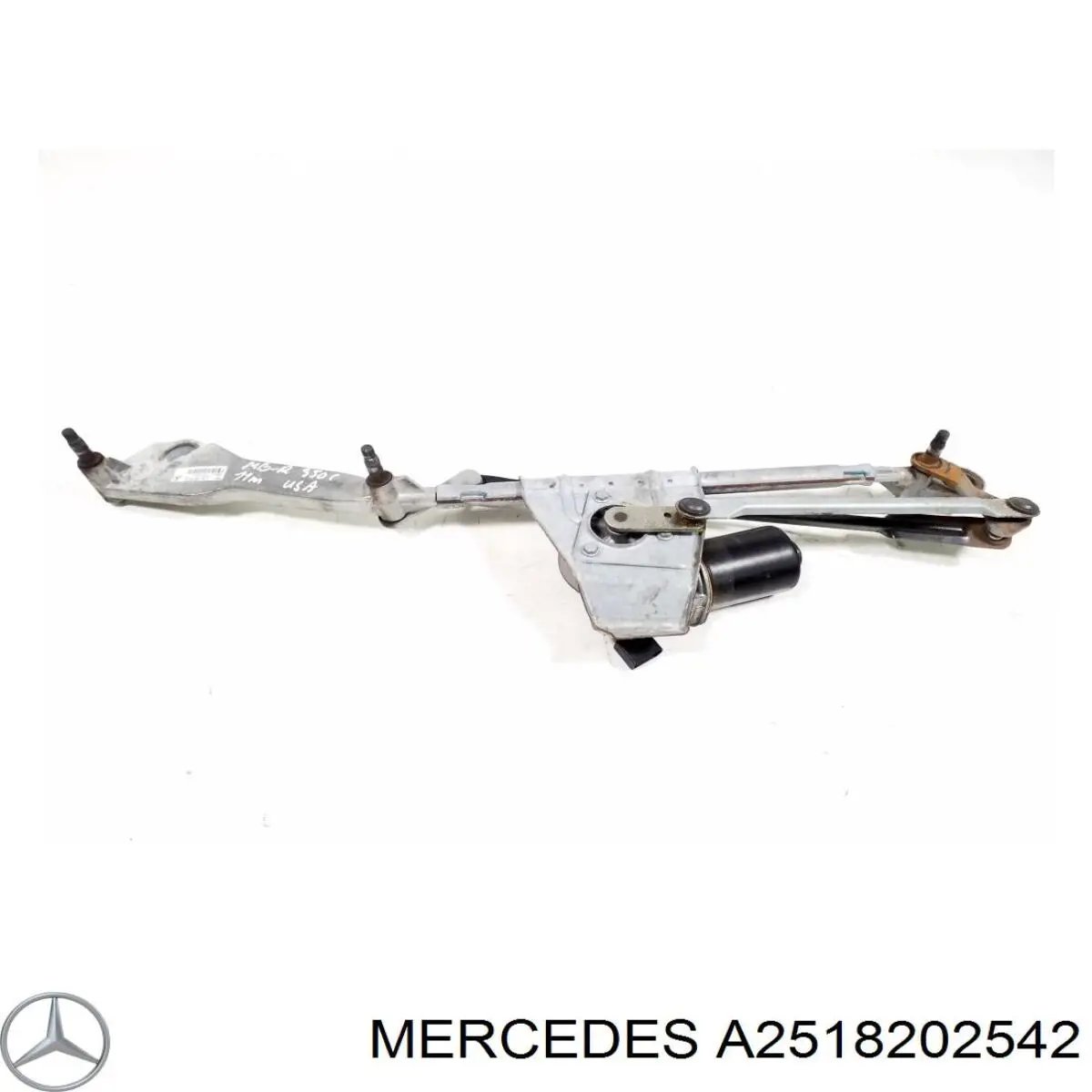 Мотор стеклоочищувача Mercedes A2518202542 ціна, від 58.58 USD