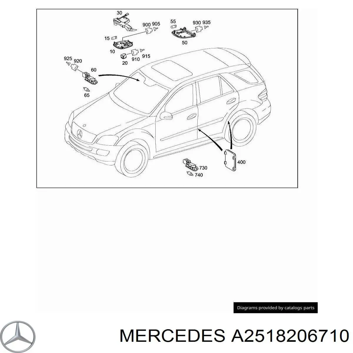  A2518206710 Mercedes