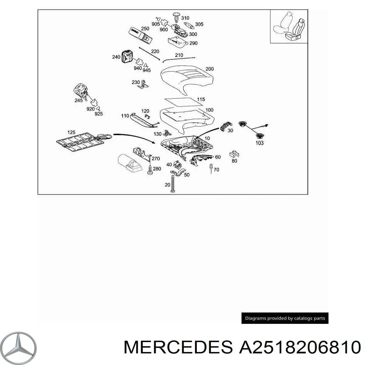 A2518206810 Mercedes 