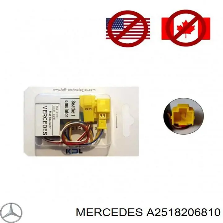  Mercedes A2518206810 ціна, від 114.28 USD