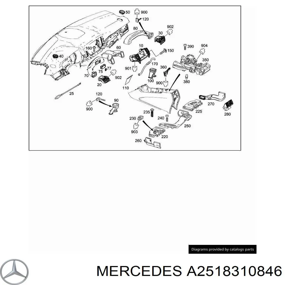 A2518310846 Mercedes 