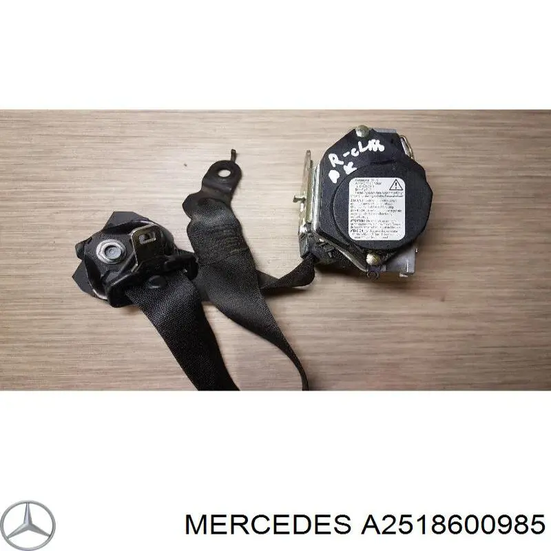 Купити A2518600985 Mercedes Пасок безпеки передній лівий