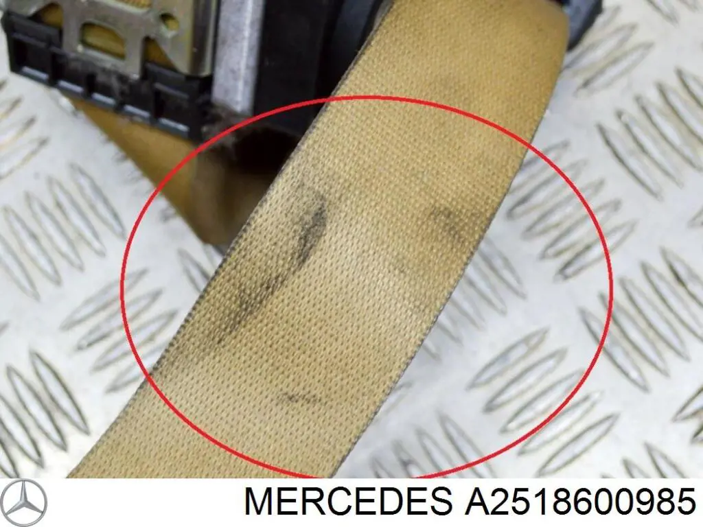 Пасок безпеки передній лівий Mercedes A2518600985 ціна, від 38.01 USD