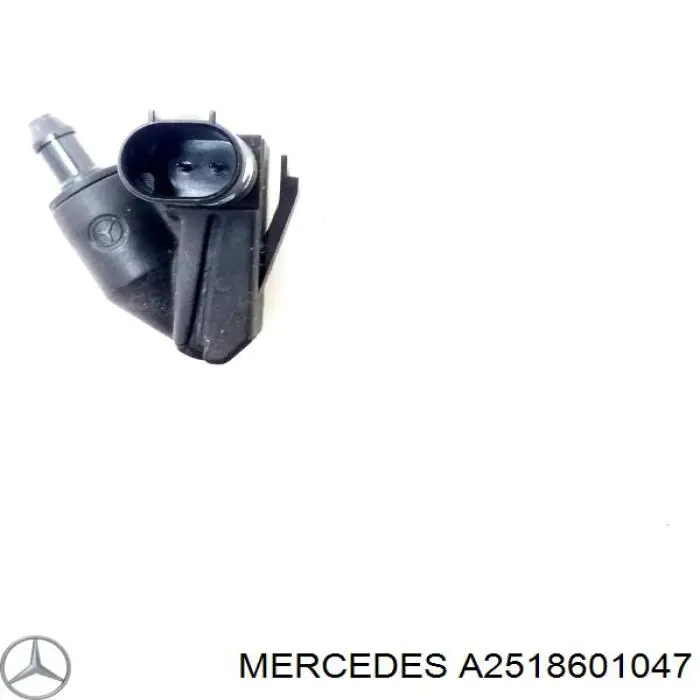 Форсунка омивача скла лобового, права Mercedes A2518601047 ціна, від 25.34 USD