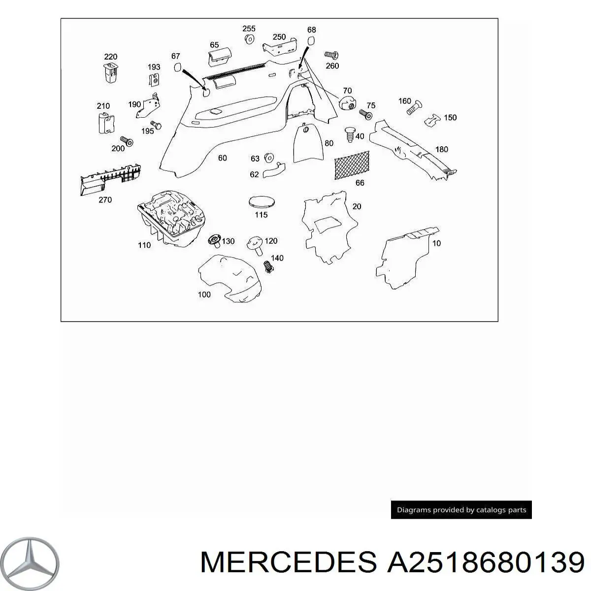 A2518680139 Mercedes 
