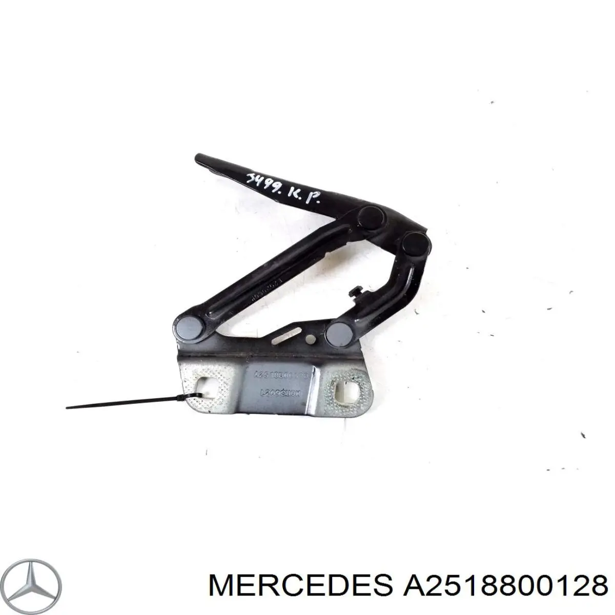 Петля капота, ліва Mercedes A2518800128 ціна, від 7.32 USD