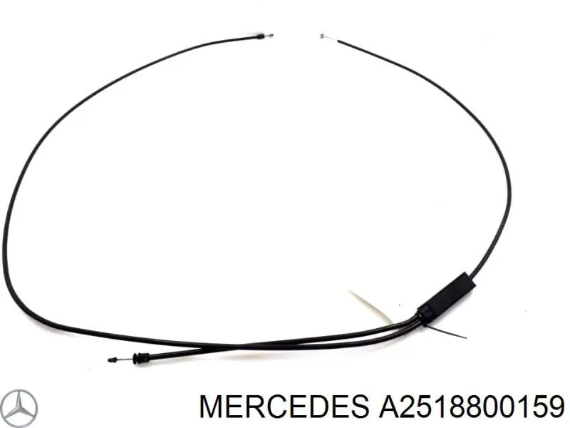 A2518800159 Mercedes Трос замка капота