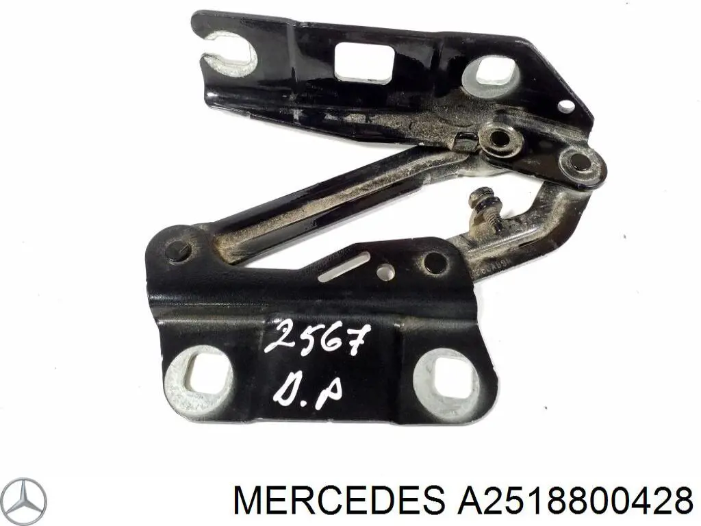 Завіс капота, правий Mercedes A2518800428 ціна, від 10.21 USD