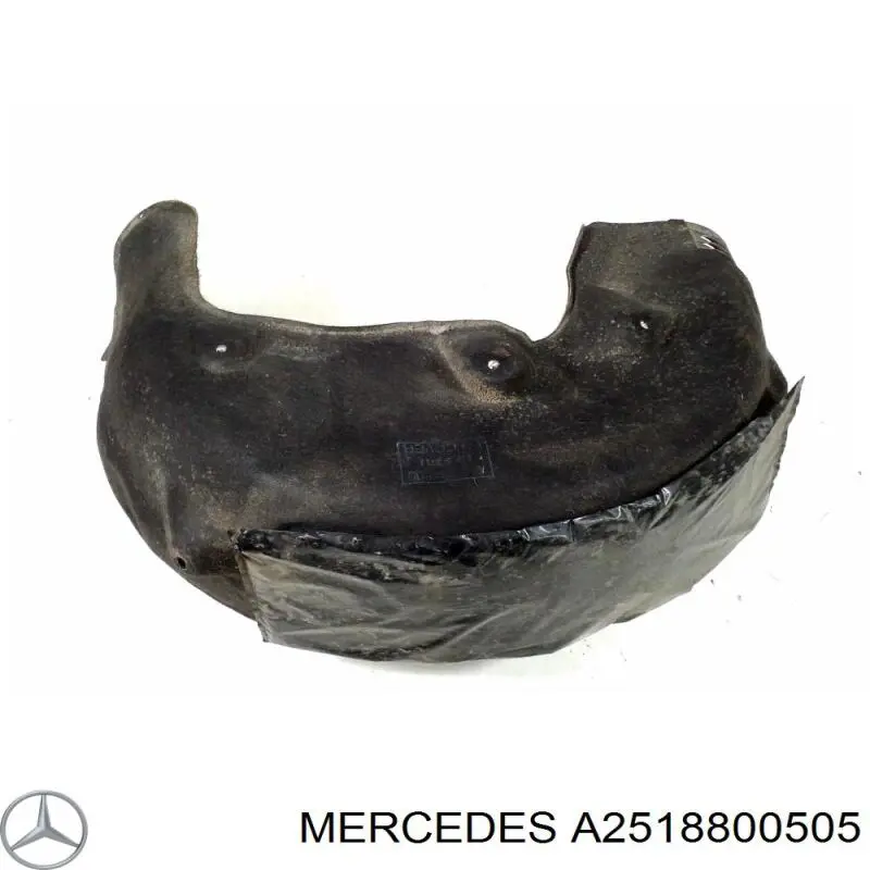 Підкрилок заднього крила, лівий Mercedes A2518800505 ціна, від 38.00 USD
