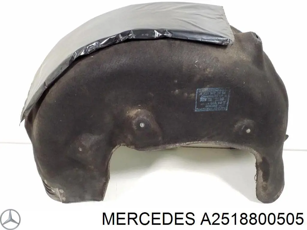 Купити A2518800505 Mercedes Підкрилок заднього крила, лівий