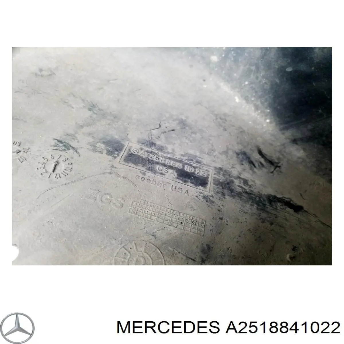 Купити A2518841022 Mercedes Підкрилок переднього крила, правий задній