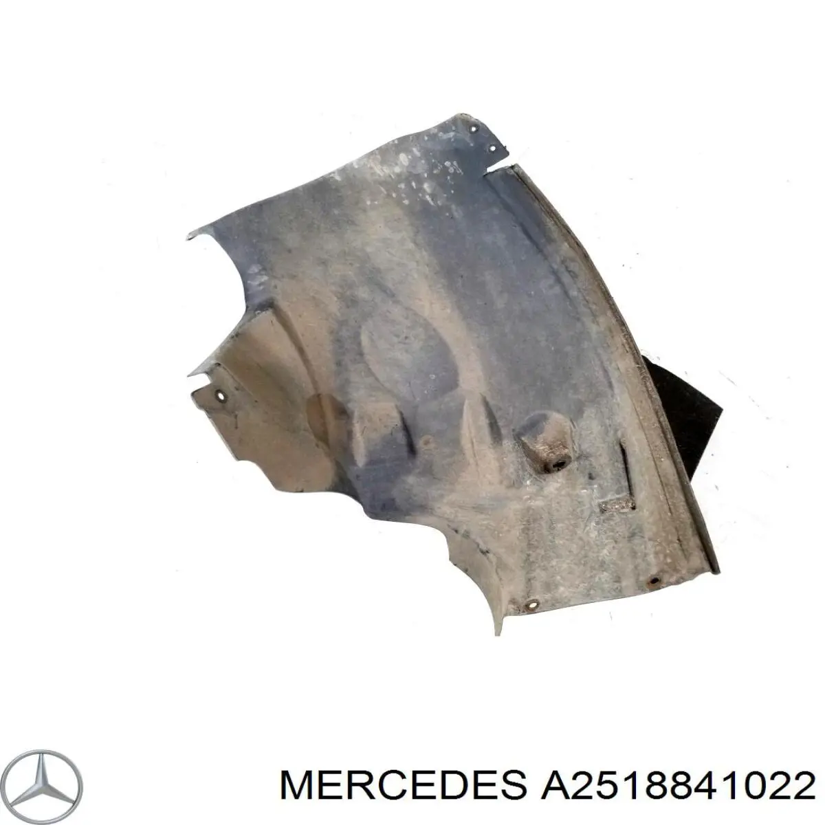 Підкрилок переднього крила, правий задній Mercedes A2518841022 ціна, від 16.70 USD