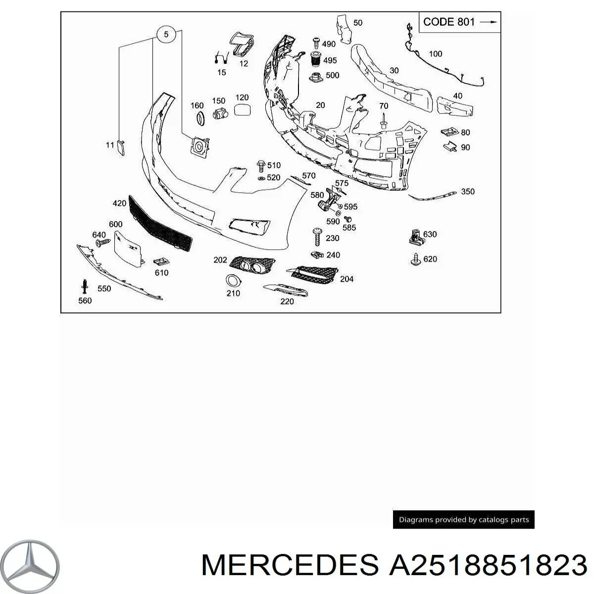 A2518851823 Mercedes 