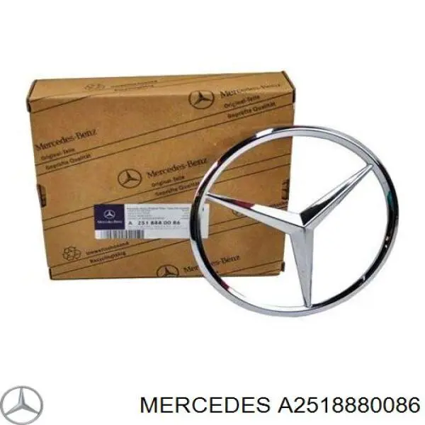 Емблема на решітку радіатора Mercedes A2518880086 ціна, від 35.51 USD