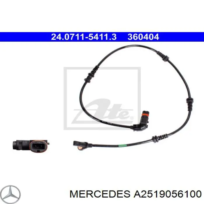 A2519056100 Mercedes Датчик АБС