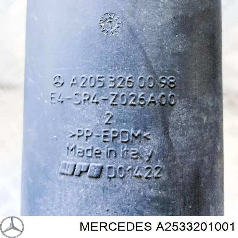 Купити A2533201001 Mercedes Стійка амортизатора задня