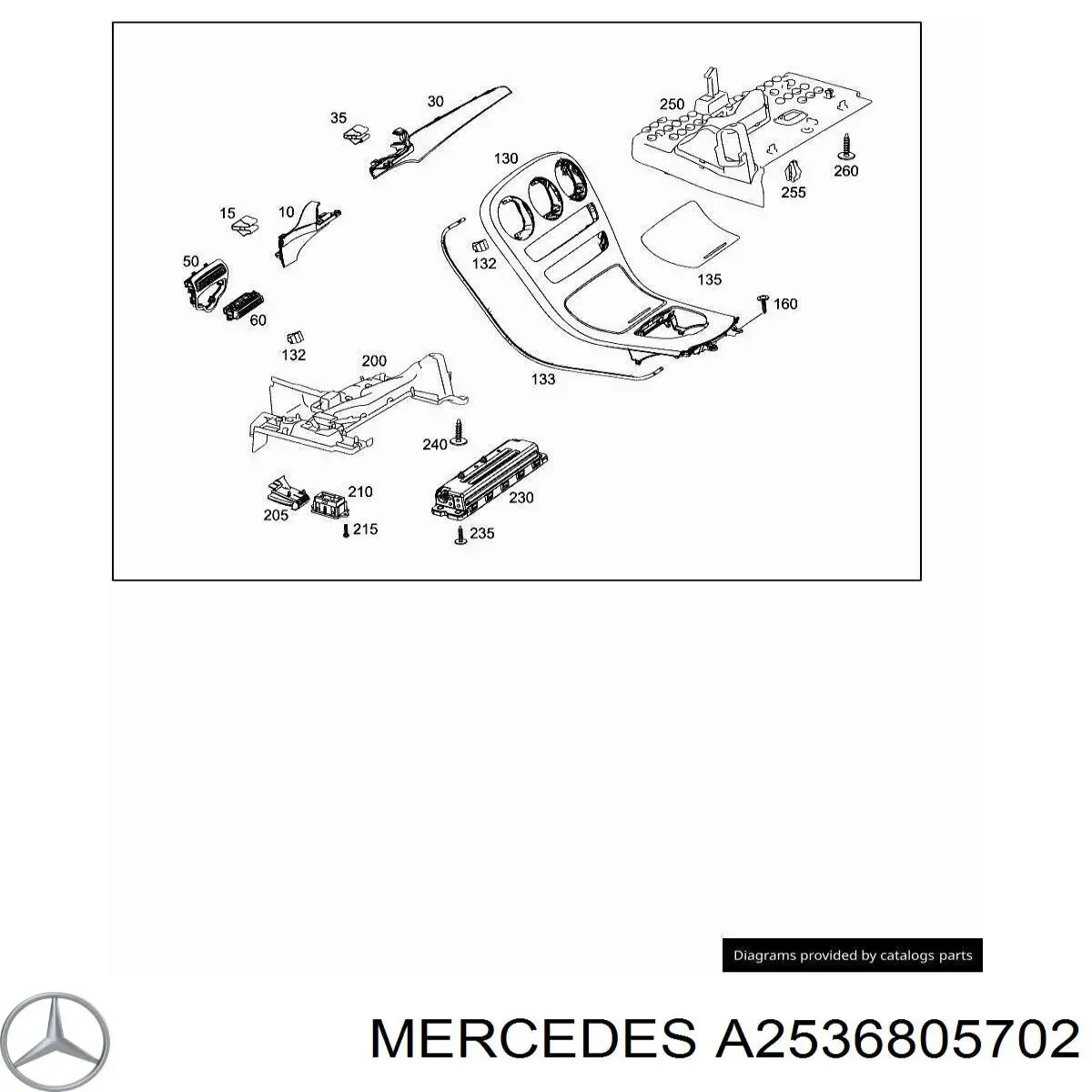 A2536805702 Mercedes 