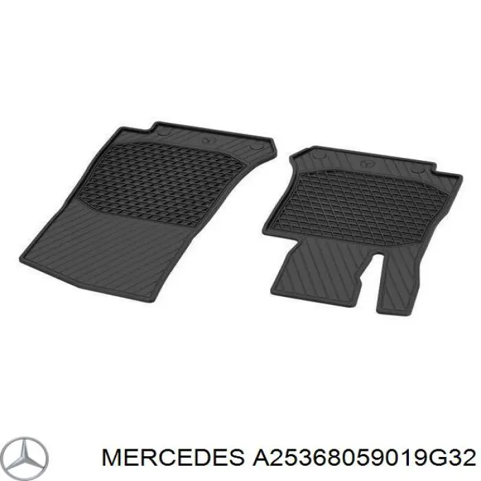 A25368059019G32 Mercedes Килими салону