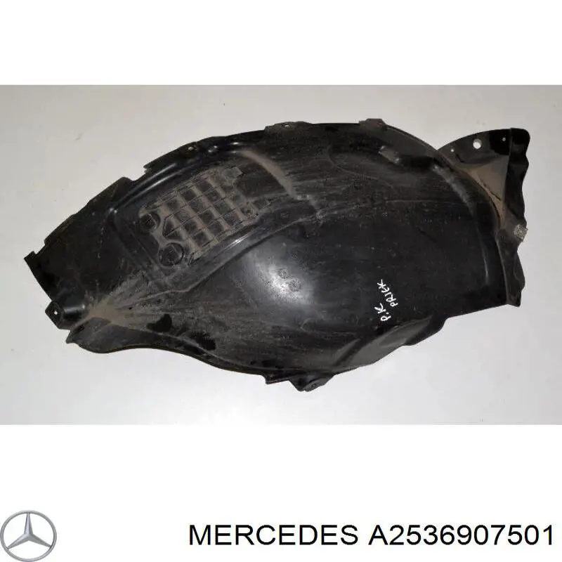 Підкрилок переднього крила, лівий передній Mercedes A2536907501 ціна, від 95.01 USD