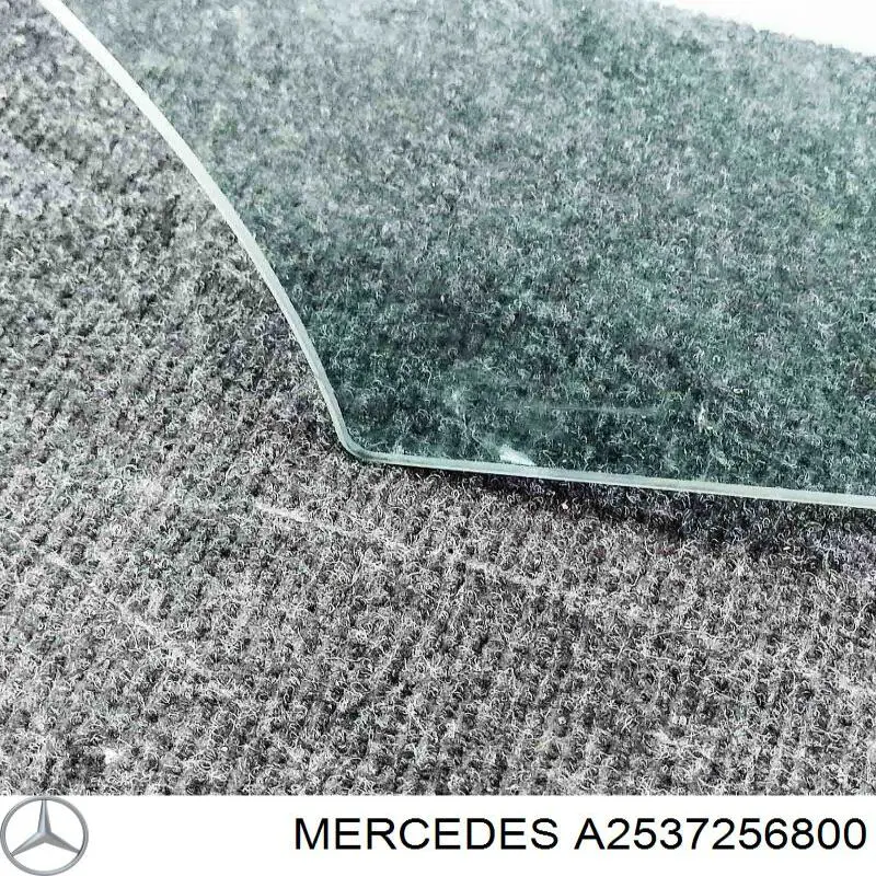 Скло передньої правої двері Mercedes A2537256800 ціна, від 49.41 USD