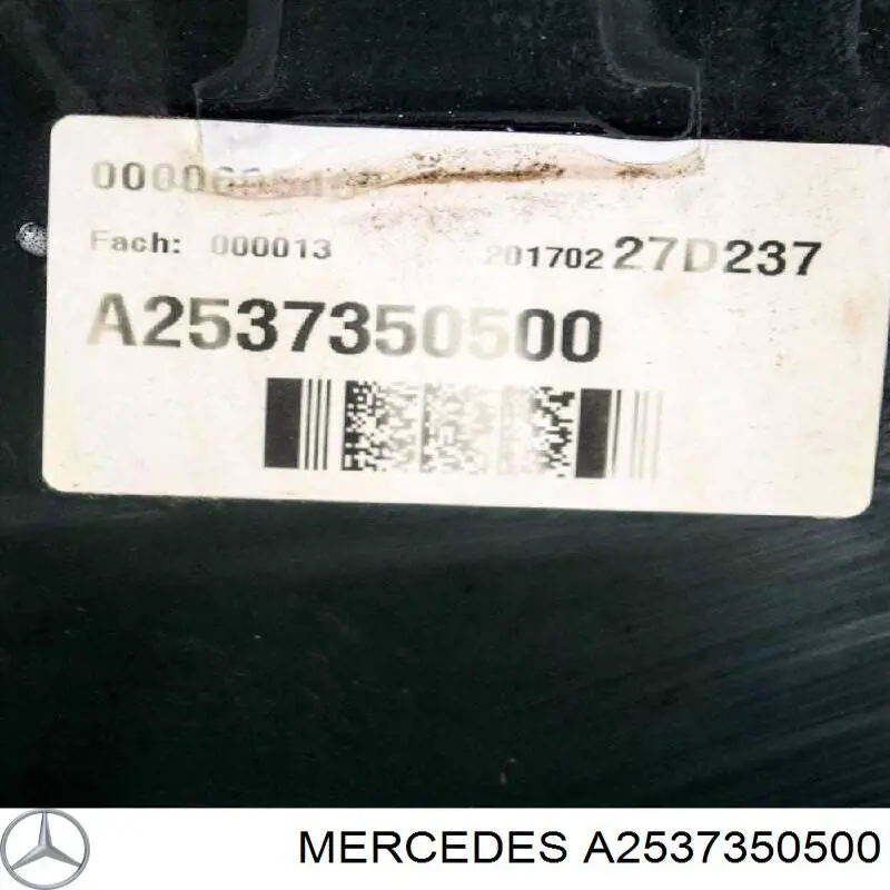Купити A2537350500 Mercedes Скло задньої двері лівої