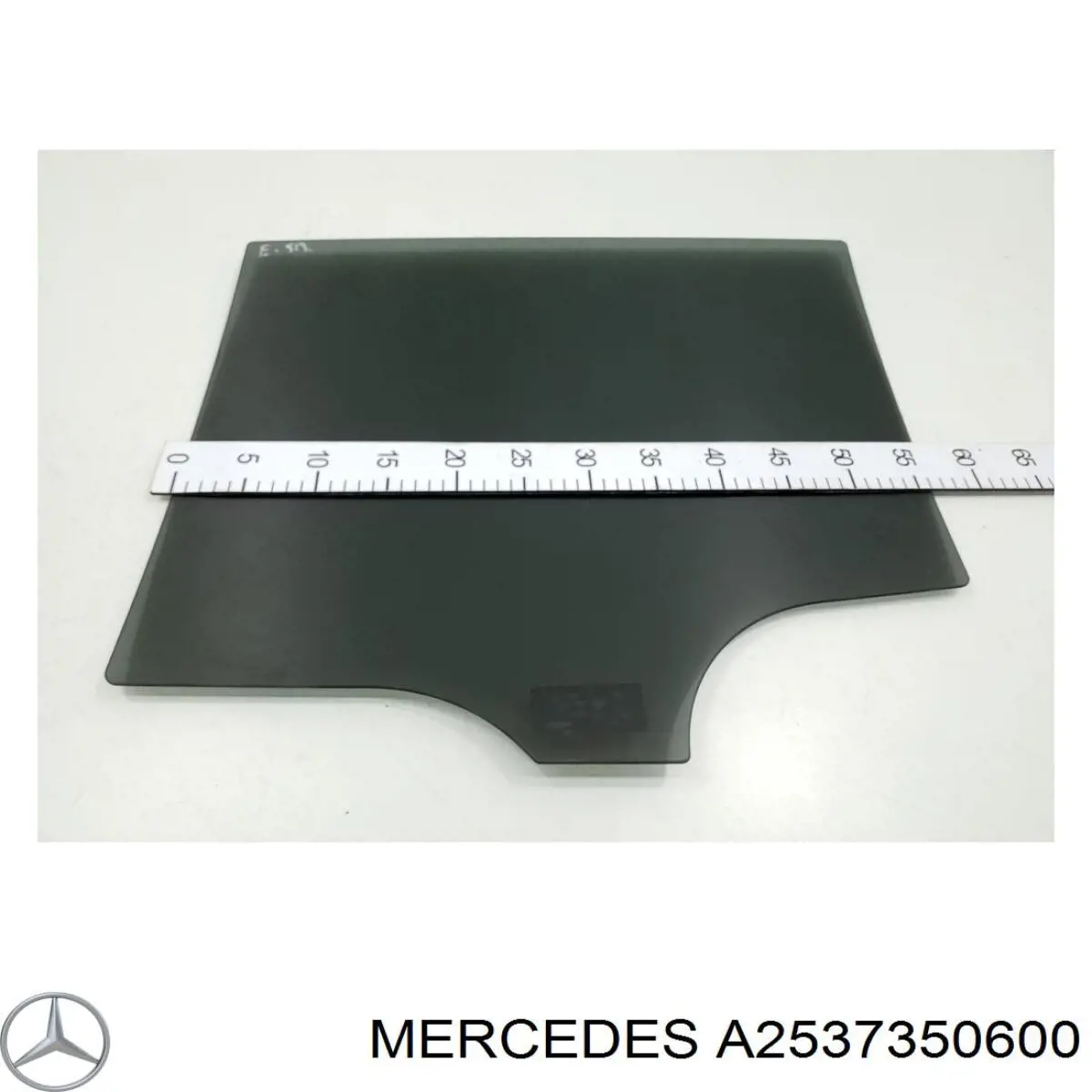 A2537350600 Mercedes Скло задньої двері правої