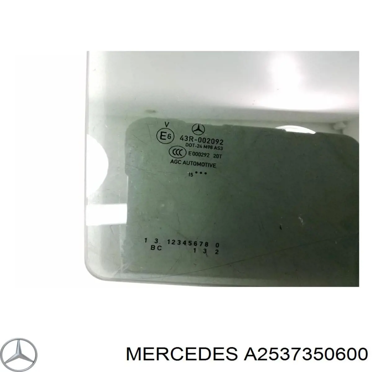 Скло заднє праве Mercedes A2537350600 ціна, від 38.00 USD
