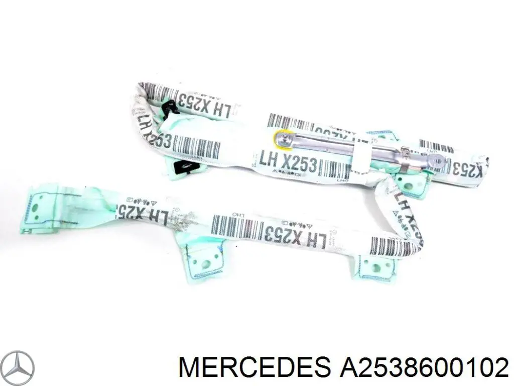 Подушка безпеки, збоку ліва айрбег Mercedes A2538600102 ціна, від 190.04 USD