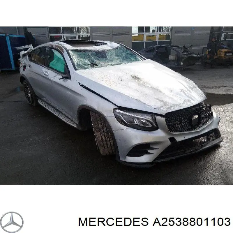 Купити A2538801103 Mercedes Лівий кронштейн кріплення бампера заднього