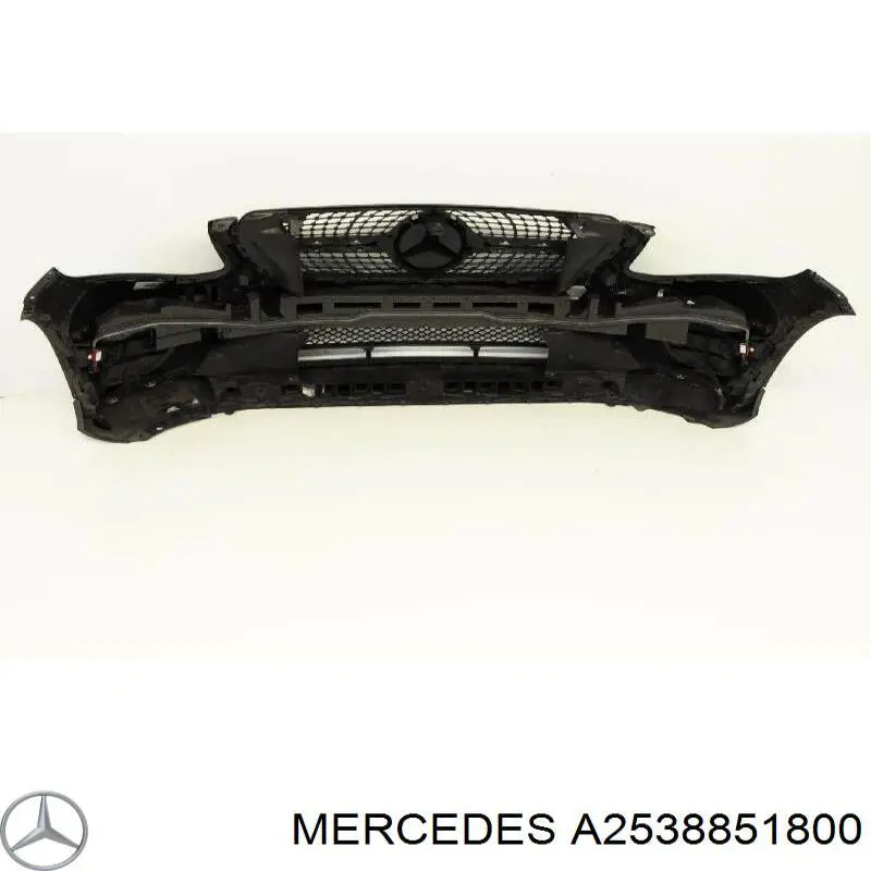 A2538851800 Mercedes Кронштейн бампера переднього, правий