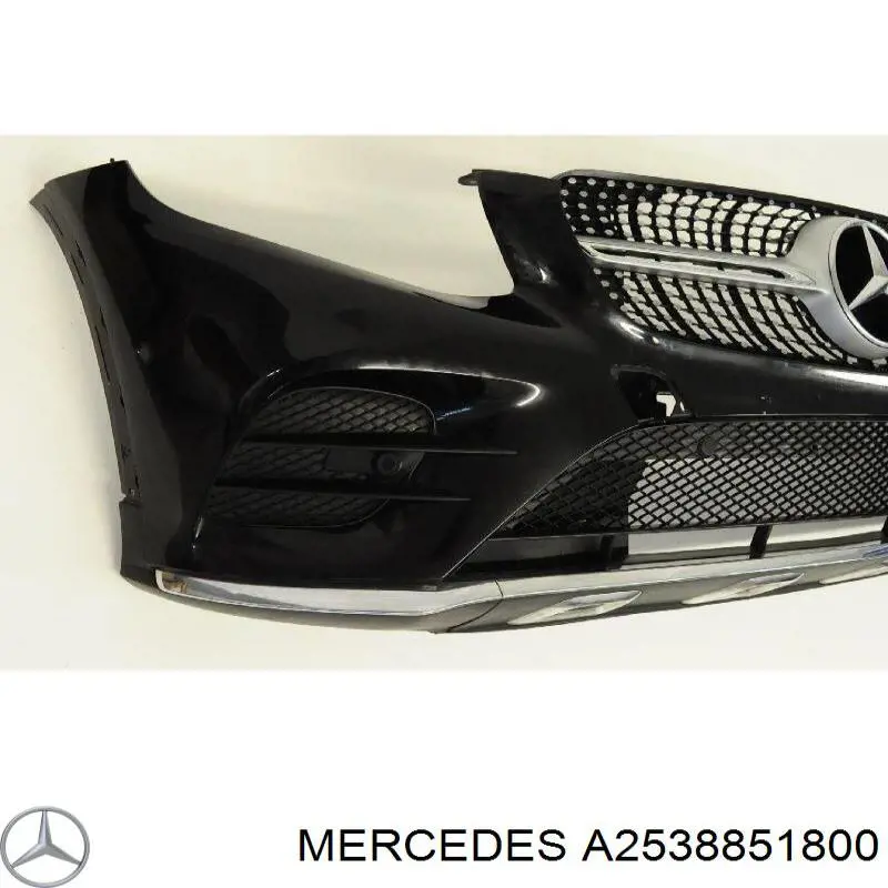 Купити A2538851800 Mercedes Кронштейн бампера переднього, правий