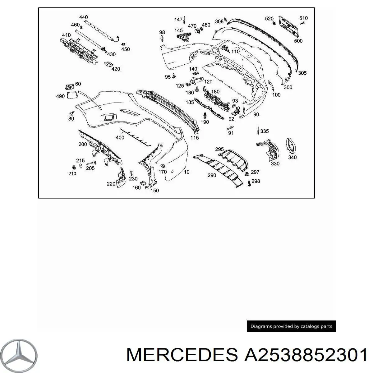 A2538852301 Mercedes