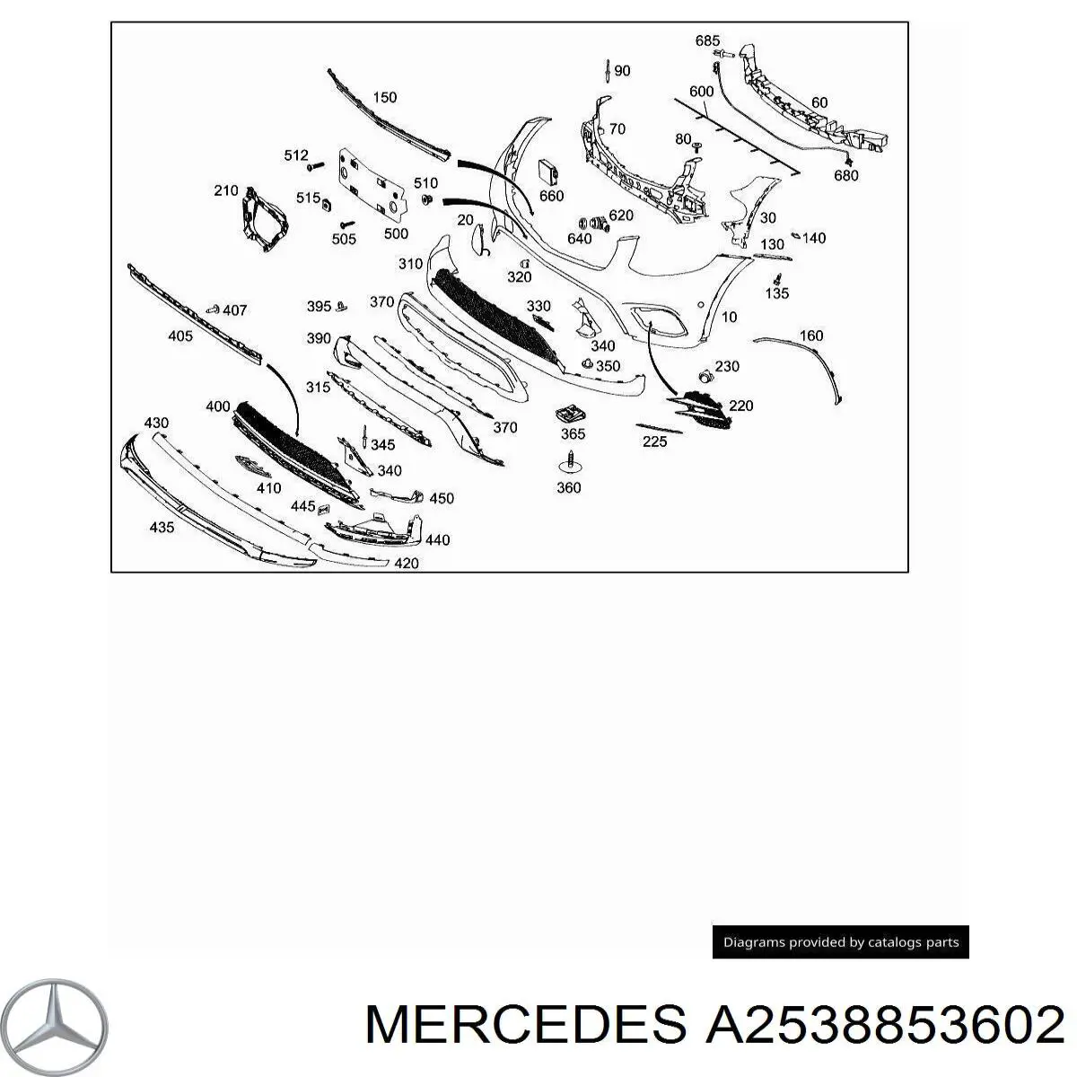  A2538853602 Mercedes