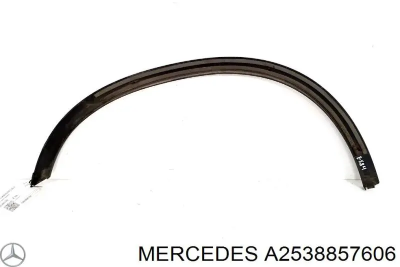 A2538857606 Mercedes Молдинг передньої арки колеса, правий
