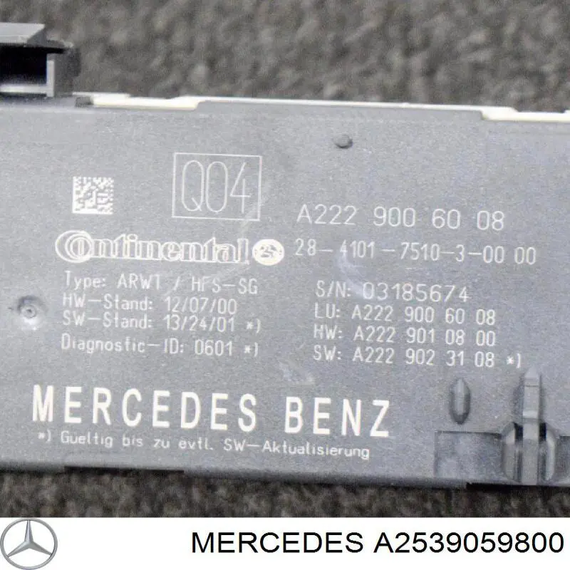 Модуль керування (ЕБУ) відкриття кришки багажника/ двері 3-ї (5-ї) Mercedes A238905330180