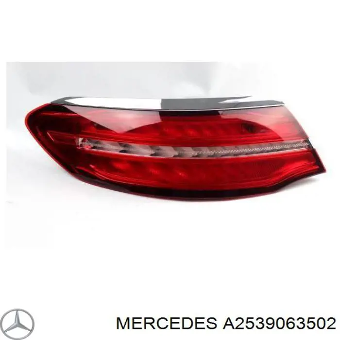 Задня ліва зовнішня фара Mercedes A2539063502 ціна, від 180.04 USD
