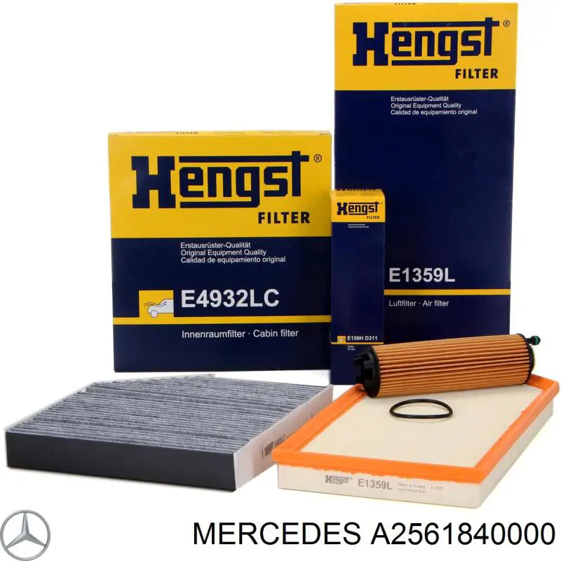 Масляний фільтр двигуна Mercedes A2561840000 ціна, від 26.64 USD