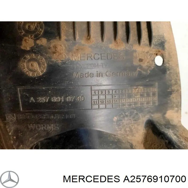  A2576910700 Mercedes