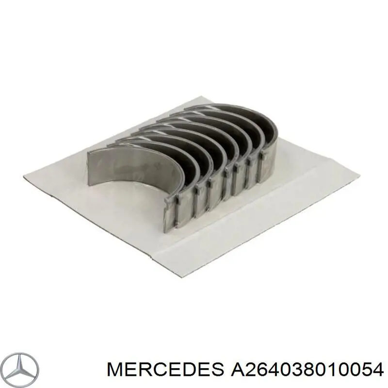A264038010054 Mercedes Підшипник коленвала, шатунний, комплект, 4-й ремонт (+1,00)
