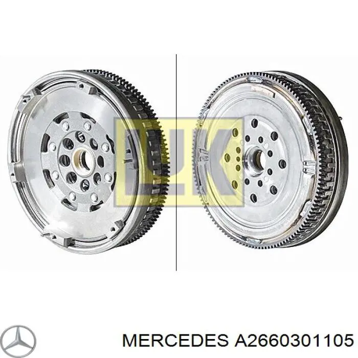 Маховик двигуна Mercedes A2660301105 ціна, від 546.74 USD