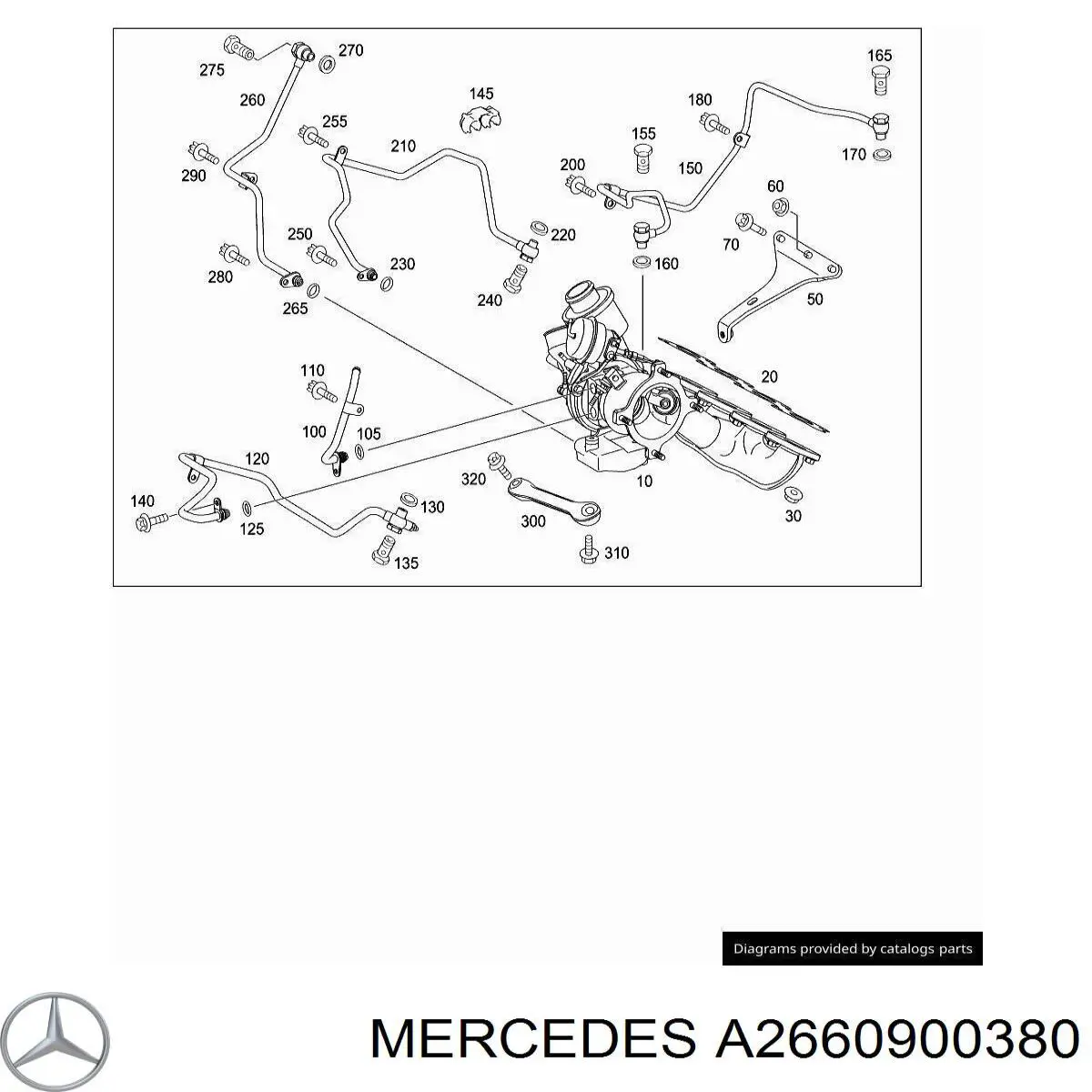 A266090038080 Mercedes турбіна
