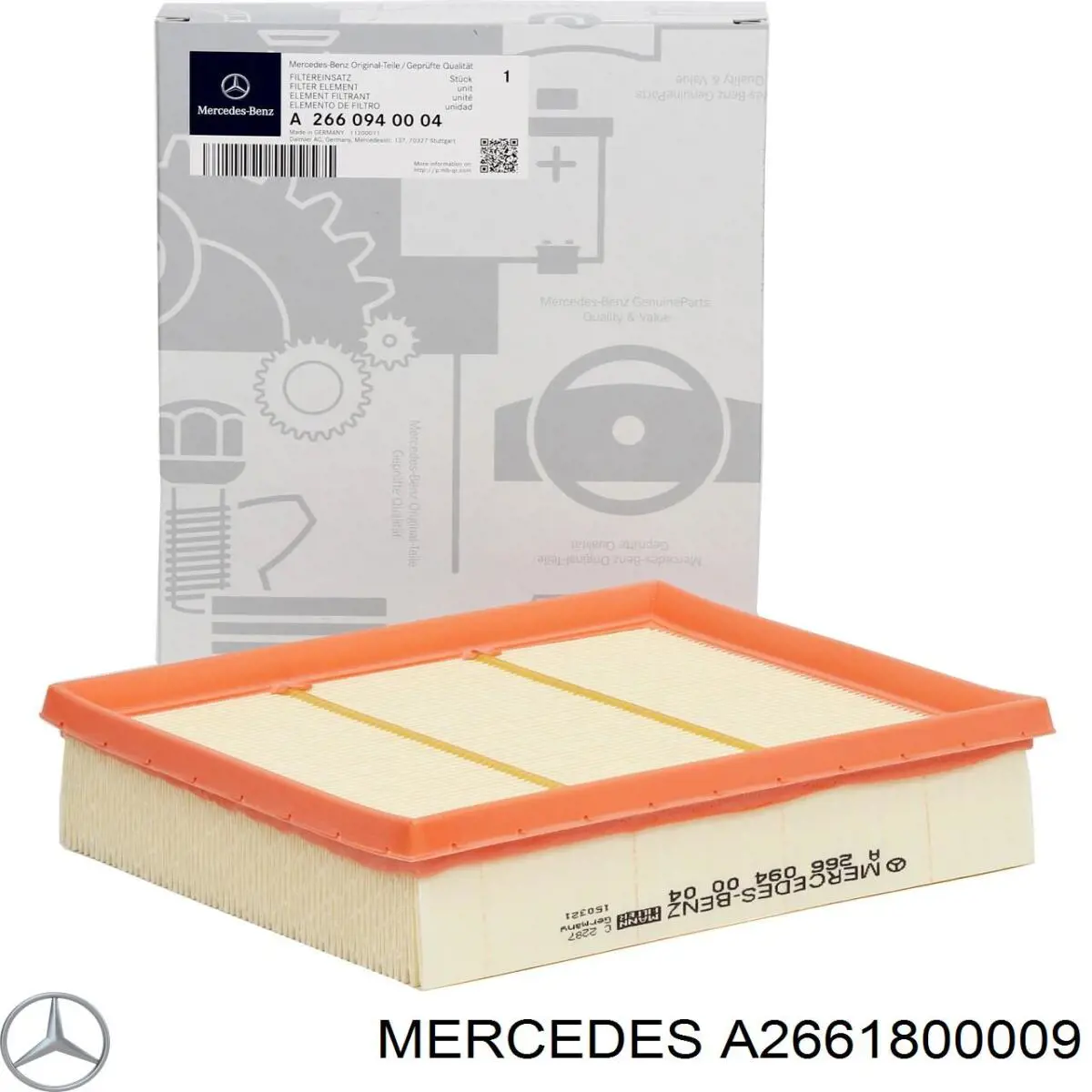 Купити A2661800009 Mercedes Фільтр очищення масла відцентровий