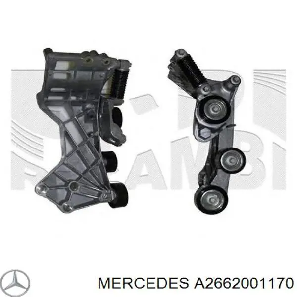 A2662001170 Mercedes натягувач приводного ременя