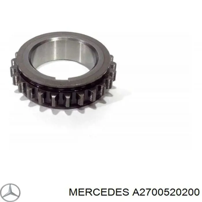 Зірочка приводу коленвала двигуна Mercedes A2700520100 ціна, від 11.25 USD