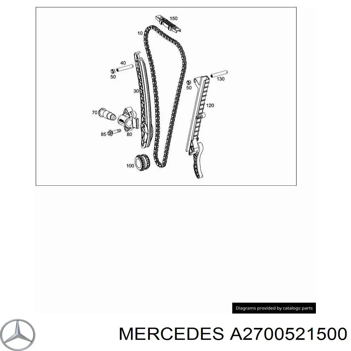  Mercedes A2700521500 ціна, від 3.08 USD